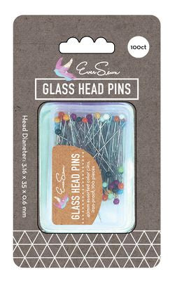 Eversewn Glass Head Pins Multi 100 ct