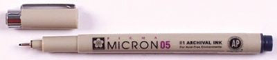 Pigma Micron Pen 05  .45mm Black