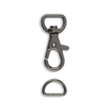 1/2" Swivel Hook and D-Ring