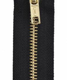 Brass Separating Zipper 24"