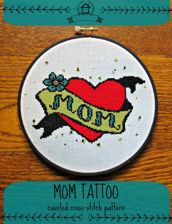 Mom Cross Stitch Pattern