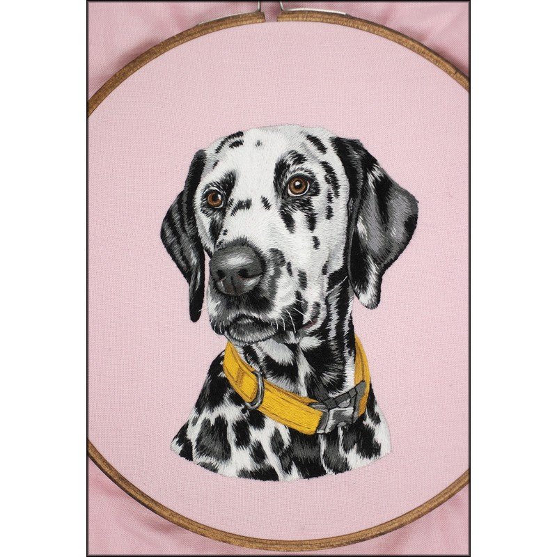 Pet Portrait Embroidery