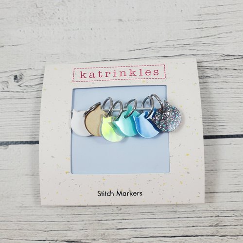 Cat-rinkles Cat Collection Acrylic Stitch Marker Set