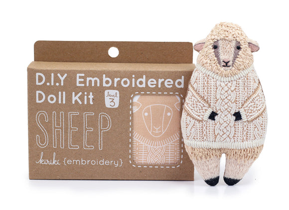 Kiriki Press DIY Embroidered Doll Kit