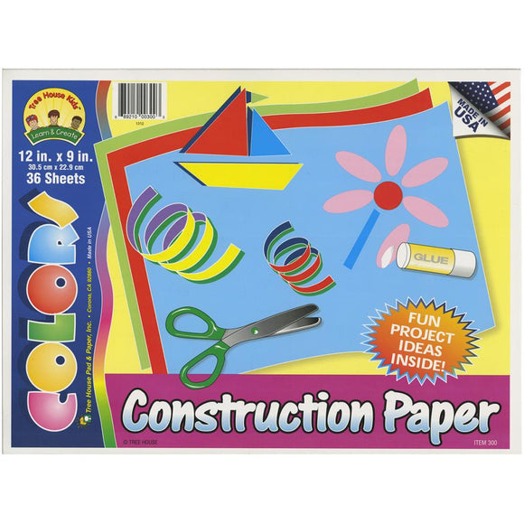 Construction Paper Pad 12