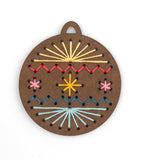 Kiriki DIY Stitched Gingerbread Wooden Ornament Kits