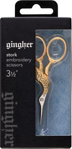 Gingher Stork Embroidery Scissors 3 1/2"