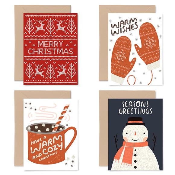 Gingiber Mixed Box Set Christmas Cards