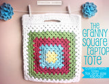 The Granny Square Laptop Tote