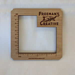 Freeman's Creative Gauge Swatch Ruler 4"