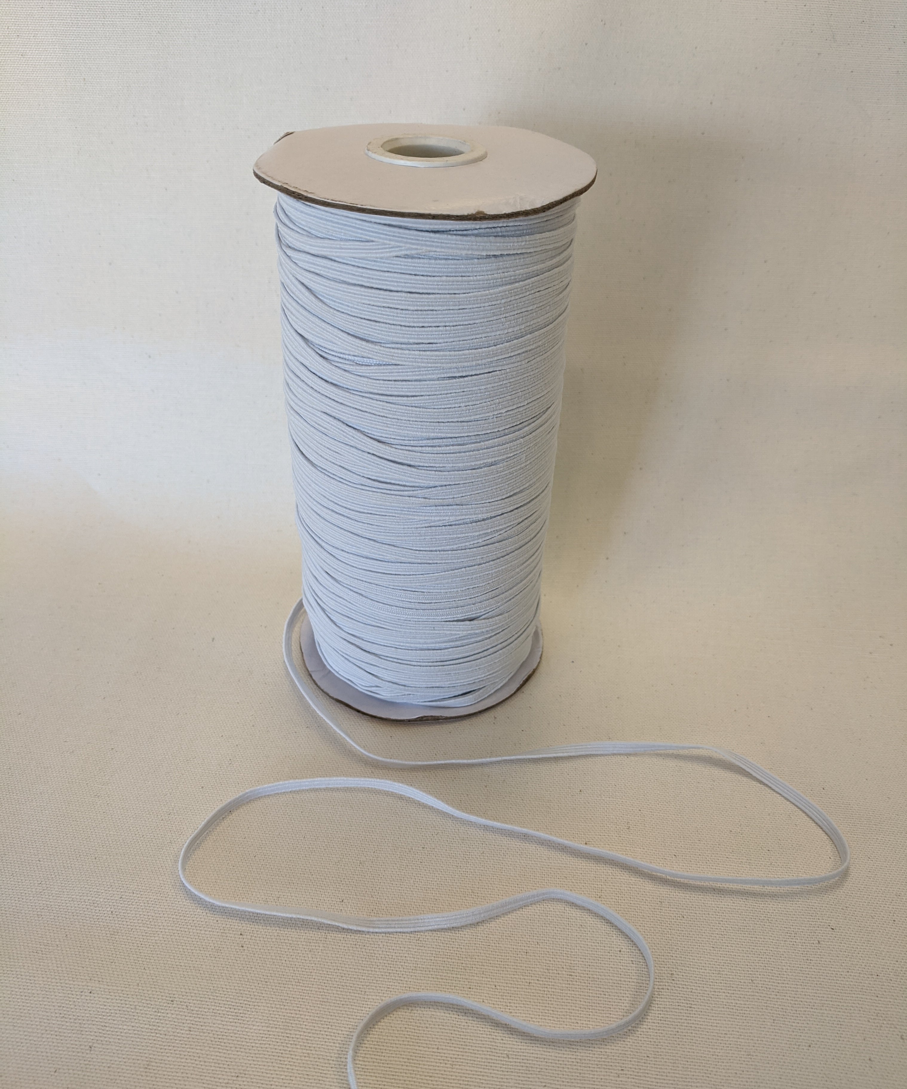 Flat Elastic 1/8" By the Yard