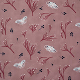 Lullaby Wood Rose Organic Poplin