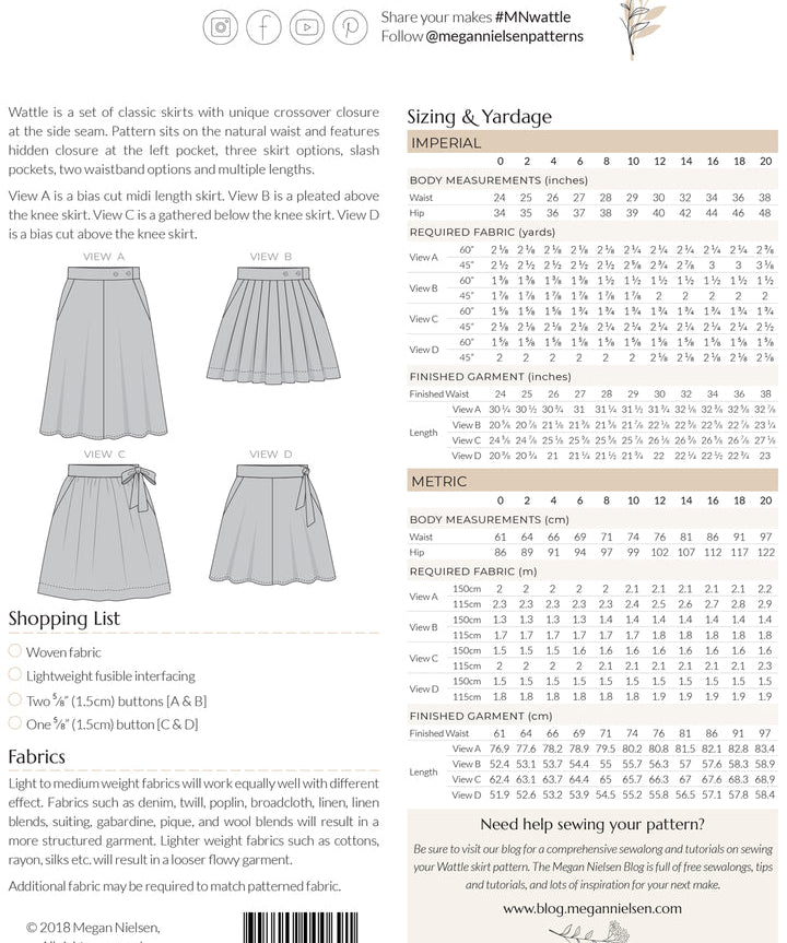 Wattle Skirt