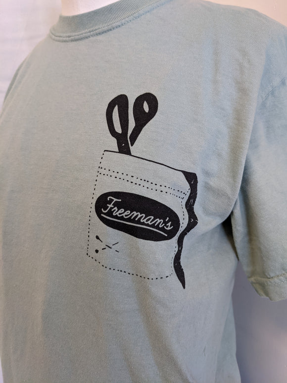 Freeman's Creative Faux Pocket Tee Light Green