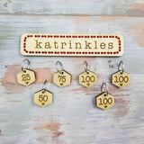 Cast On Counting Numbers Stitch Marker Set