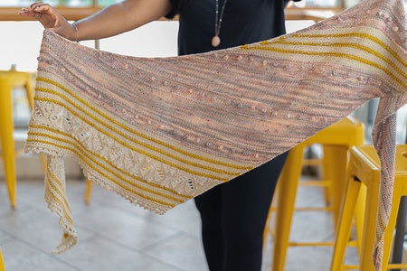 The Rose that Grew from Concrete Shawl