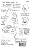 Viola Apron Pattern