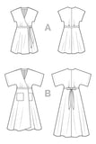 Elodie Wrap Dress Pattern