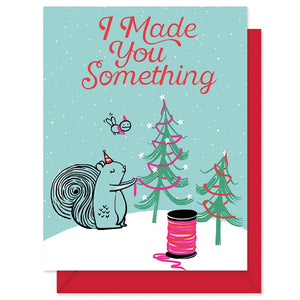 "Made Something" Holiday Card