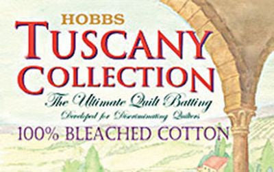 Tuscany Bleached Cotton Batting - Crib Size
