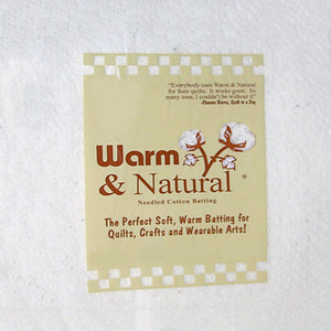 Warm & Natural Craft Size Cotton Batting