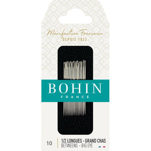 Bohin "Betweens" Big Eye Needles for Quilting & Applique #10