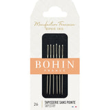 Bohin Cross Stitch Round Tip Tapestry Needles