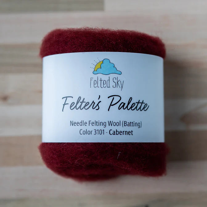 Felter's Palette Wool Roving 1/2 oz