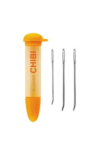 Orange Chibi Darning Needle Set (15/15/17 Curved)