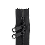 30" Nylon Coil Long Pull Double Pull Zipper