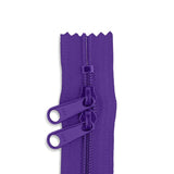 30" Nylon Coil Long Pull Double Pull Zipper