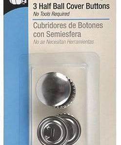 5 Half Ball Cover Buttons