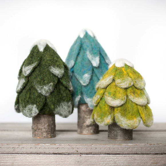 Evergreen Trees Needle Felting Kit