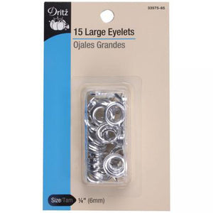 Large Eyelets 1/4"