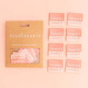 Sarah Hearts Garment Labels