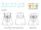 Geranium Dress Expansion Pack (size 0-12)