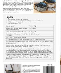 Noodelhead Hillside Tote Pattern