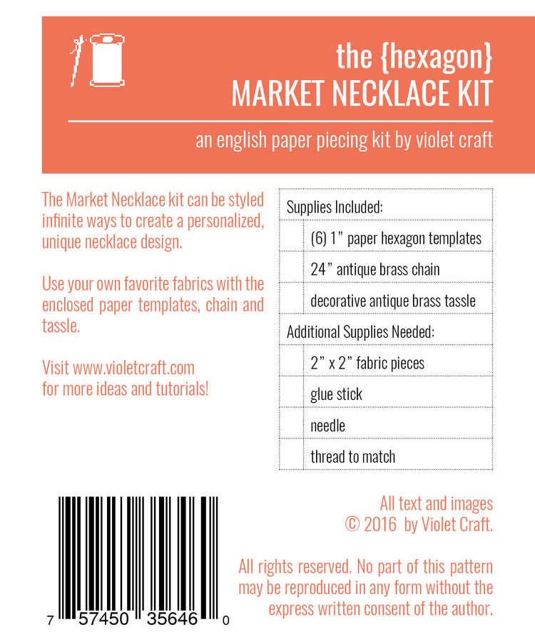 Violet Craft Market Necklace Kit