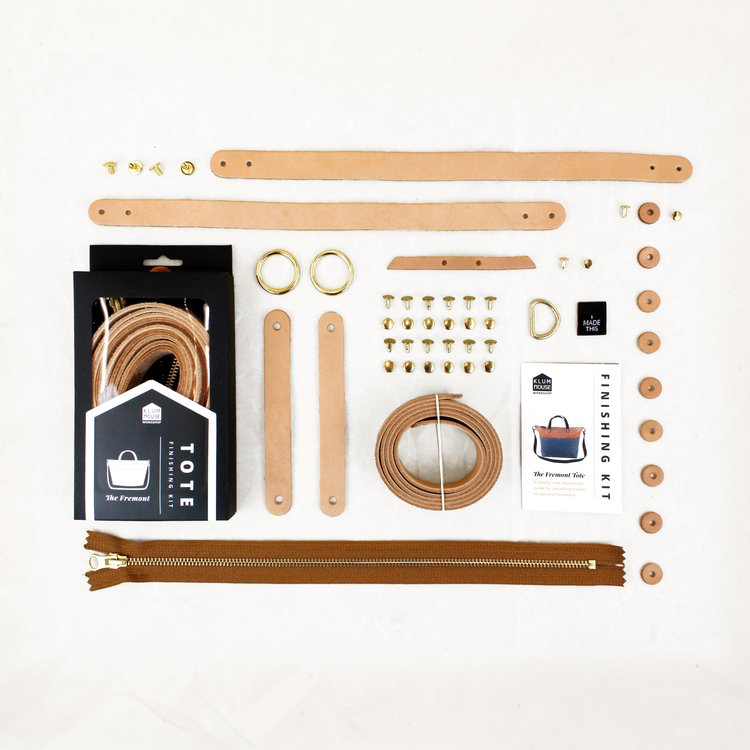 Fremont Tote Leather + Hardware Kit