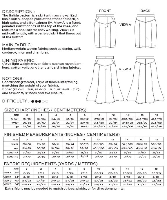 Salida Skirt