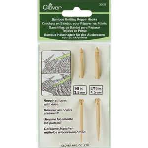 Bamboo Knitting Repair Hooks