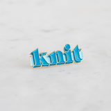 K2TOG Enamel Pin