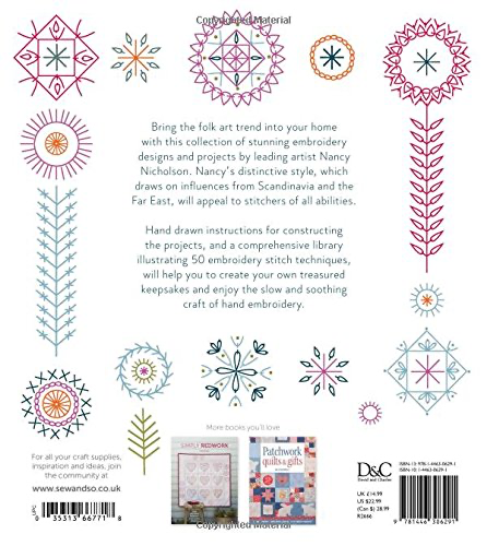 Modern Folk Embroidery: 30 Contemporary Projects for Folk Art Inspired Designs