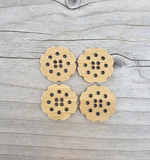 Bamboo Buttons 3/4" (set of 4)