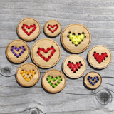 Bamboo Buttons 3/4" (set of 4)