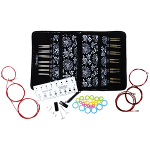 Twist Interchangeable Stainless Steel Lace Tip Knitting Needles - Complete Set