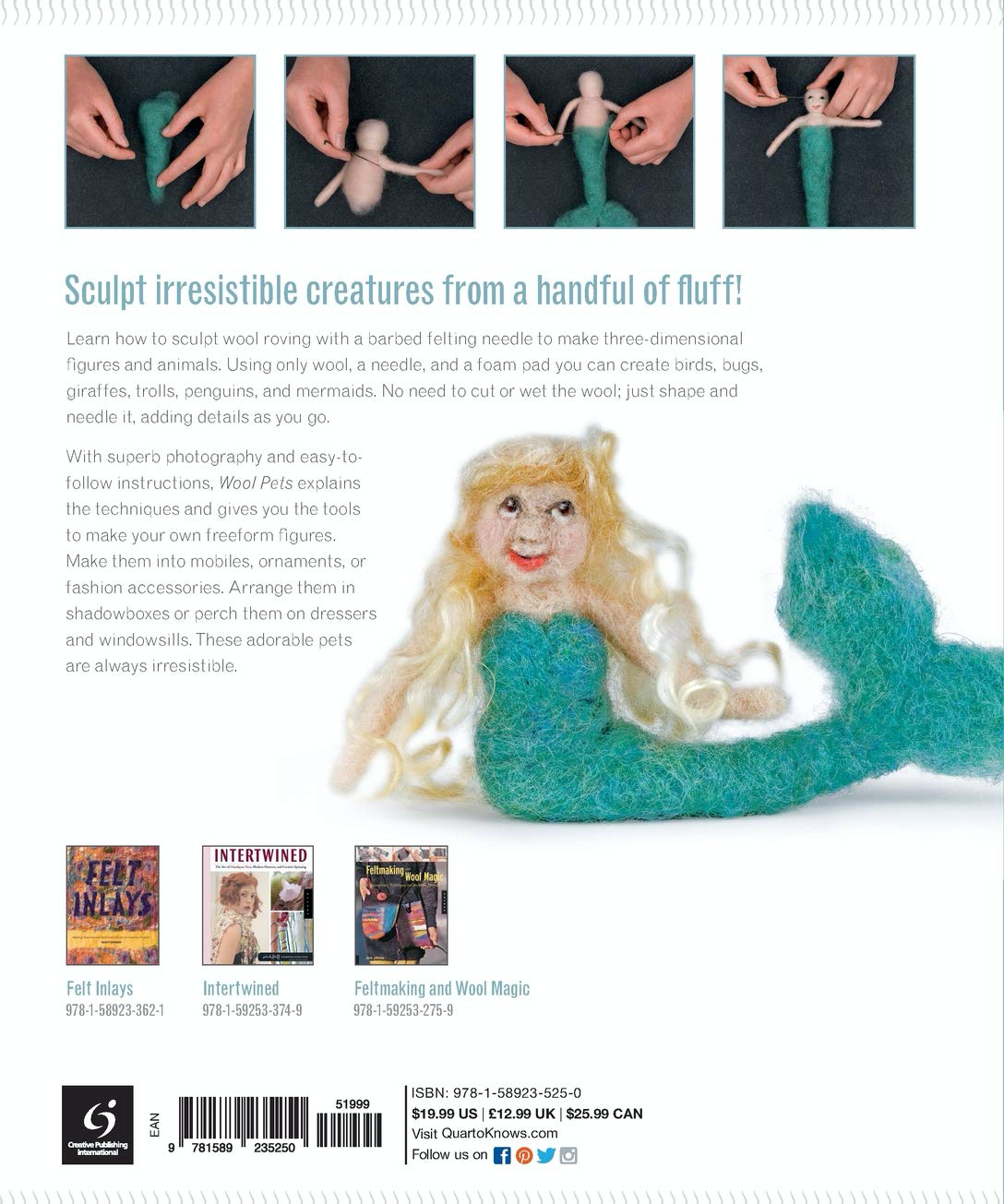 Wool Pets: Making 20 Figures with Wool Roving and a Barbed Needle