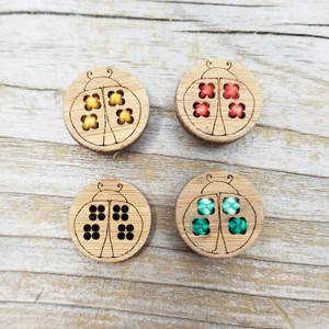 Bamboo Buttons 3/4" (set of 4)