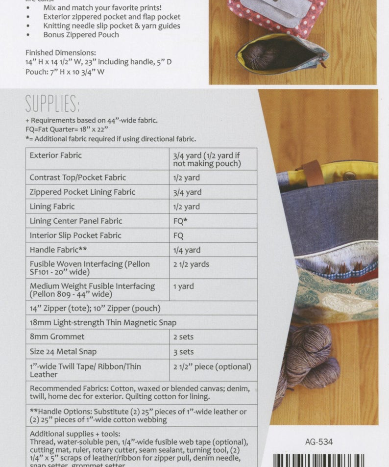 Noodlehead Caravan Tote & Pouch Pattern