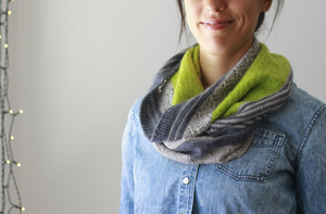 3-Color Cashmere Cowl